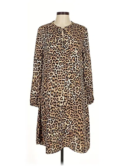 Pre-owned Chico's Casual Dress In Brown