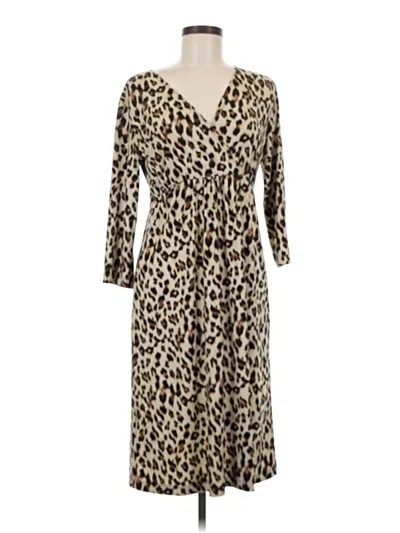 Pre-owned Chico's Casual Dress In Brown