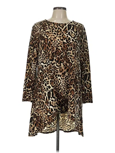 Pre-owned Chico's Casual Dress In Brown