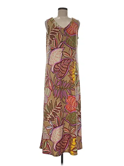 Pre-owned Chico's Casual Dress In Brown