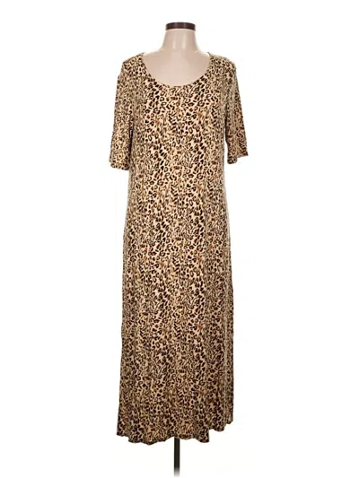 Pre-owned Chico's Casual Dress In Brown