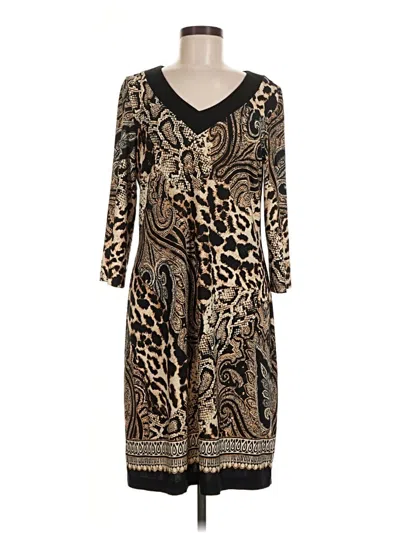 Pre-owned Chico's Casual Dress In Brown