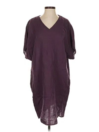 Pre-owned Chico's Casual Dress In Burgundy