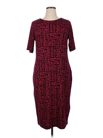 Chico's Casual Dress In Burgundy