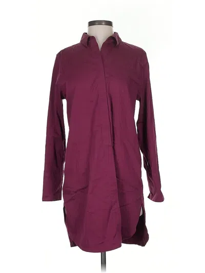 Pre-owned Chico's Casual Dress In Burgundy