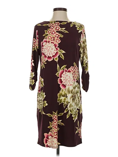 Pre-owned Chico's Casual Dress In Burgundy