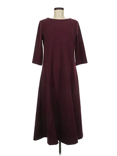 Pre-owned Chico's Casual Dress In Burgundy