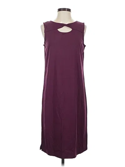 Pre-owned Chico's Casual Dress In Burgundy
