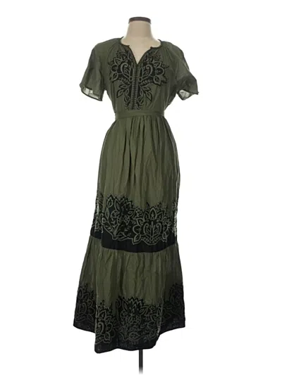 Pre-owned Chico's Casual Dress In Green