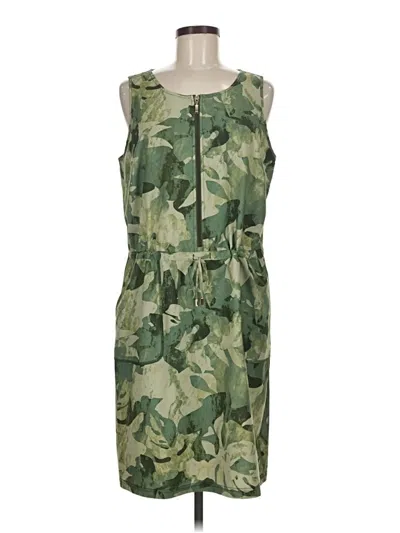 Pre-owned Chico's Casual Dress In Green