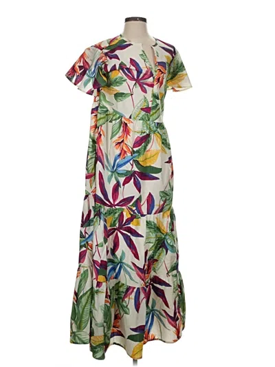 Pre-owned Chico's Casual Dress In Green