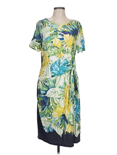 Pre-owned Chico's Casual Dress In Green