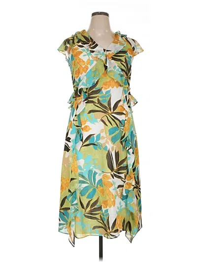 Pre-owned Chico's Casual Dress In Green