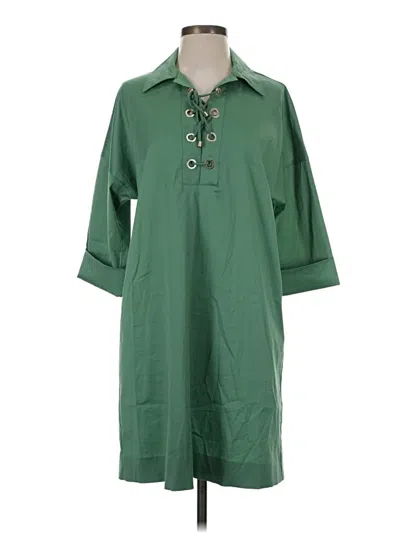 Pre-owned Chico's Casual Dress In Green