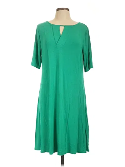 Pre-owned Chico's Casual Dress In Green