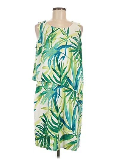 Pre-owned Chico's Casual Dress In Green