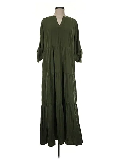 Pre-owned Chico's Casual Dress In Green