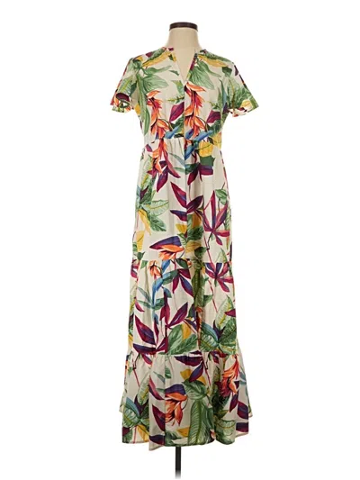 Pre-owned Chico's Casual Dress In Green