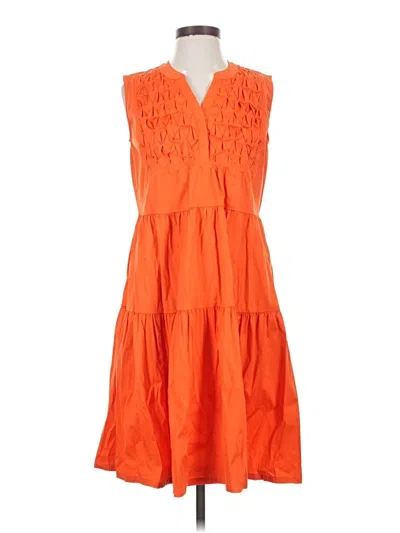 Pre-owned Chico's Casual Dress In Orange