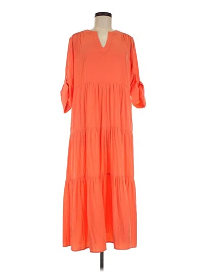 Pre-owned Chico's Casual Dress In Orange