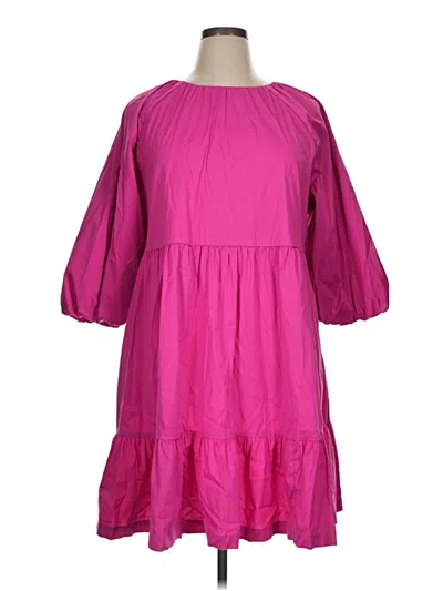 Pre-owned Chico's Casual Dress In Pink
