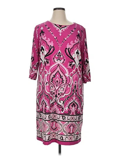 Pre-owned Chico's Casual Dress In Pink