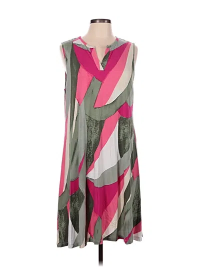 Pre-owned Chico's Casual Dress In Pink