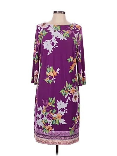 Pre-owned Chico's Casual Dress In Purple