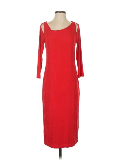Pre-owned Chico's Casual Dress In Red