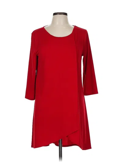 Pre-owned Chico's Casual Dress In Red