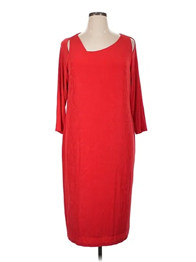 Pre-owned Chico's Casual Dress In Red