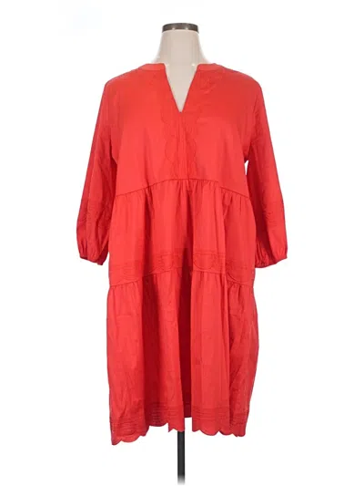 Pre-owned Chico's Casual Dress In Red