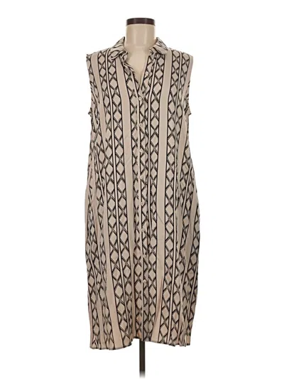 Pre-owned Chico's Casual Dress In Tan