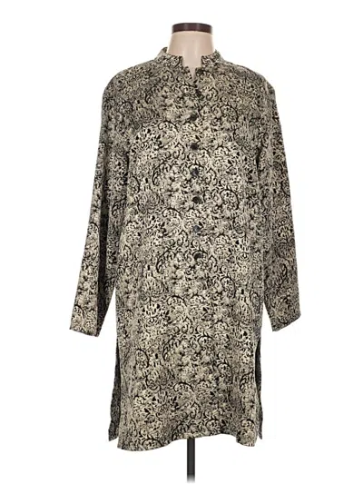 Pre-owned Chico's Casual Dress In Tan