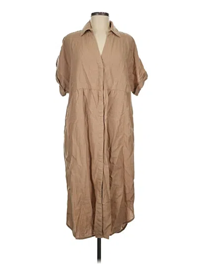 Pre-owned Chico's Casual Dress In Tan