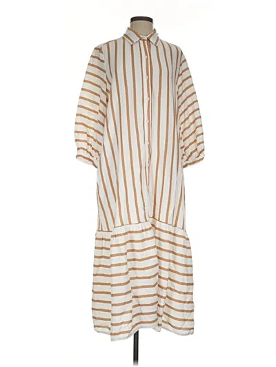 Pre-owned Chico's Casual Dress In Tan