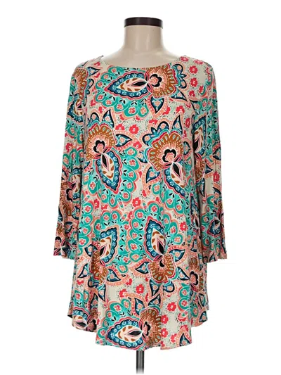 Pre-owned Chico's Casual Dress In Teal