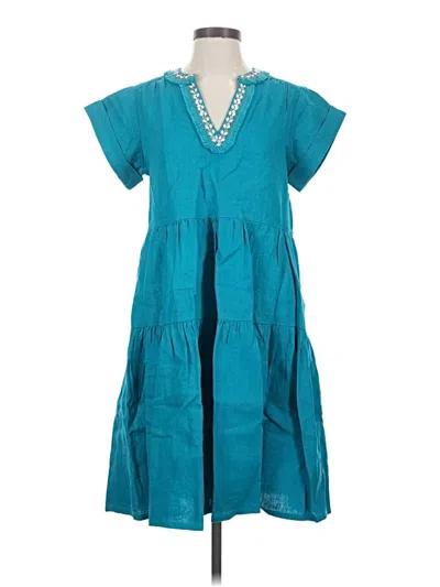 Pre-owned Chico's Casual Dress In Teal