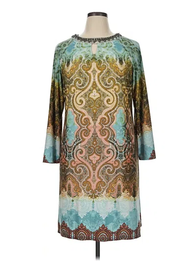 Pre-owned Chico's Casual Dress In Teal