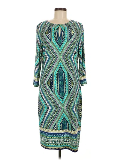Pre-owned Chico's Casual Dress In Teal