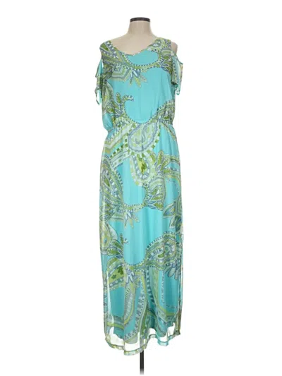 Pre-owned Chico's Casual Dress In Teal