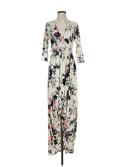 Pre-owned Chico's Casual Dress In White