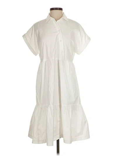 Pre-owned Chico's Casual Dress In White
