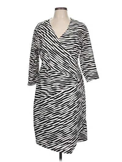 Pre-owned Chico's Casual Dress In White