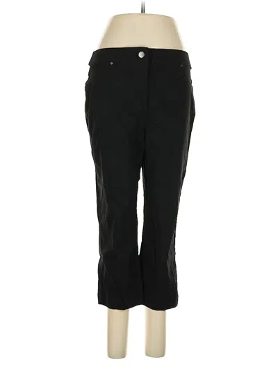 Pre-owned Chico's Casual Pants In Black