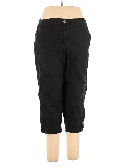 Pre-owned Chico's Casual Pants In Black