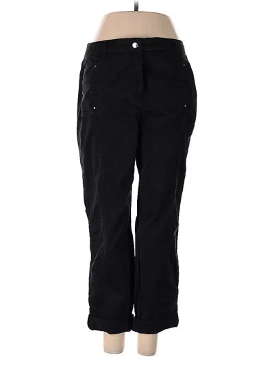 Pre-owned Chico's Casual Pants In Black