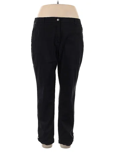 Pre-owned Chico's Casual Pants In Black