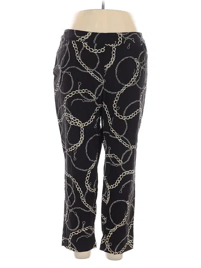 Pre-owned Chico's Casual Pants In Black