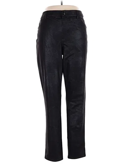 Pre-owned Chico's Casual Pants In Black
